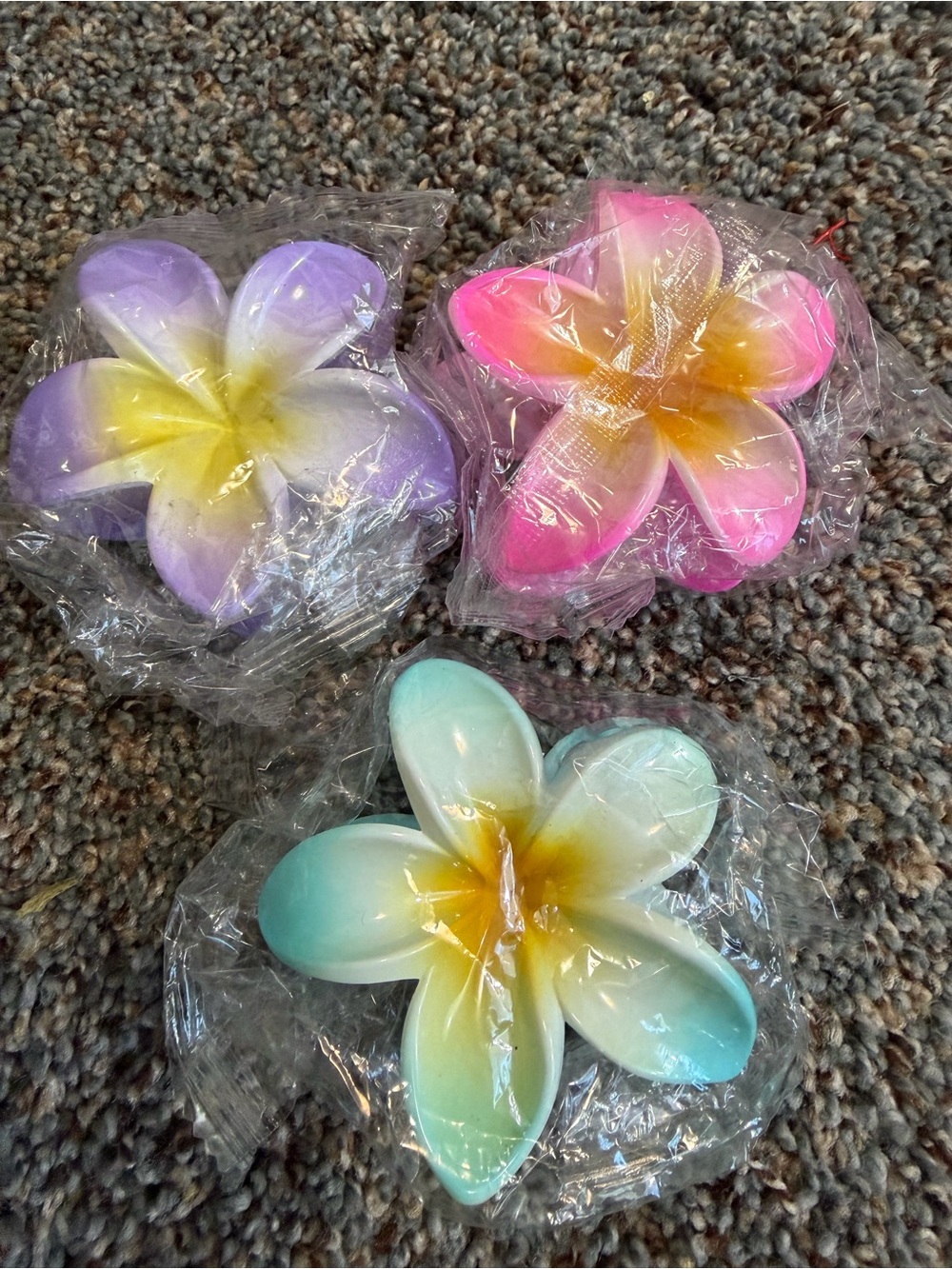Tropical Floral Hair clips claw